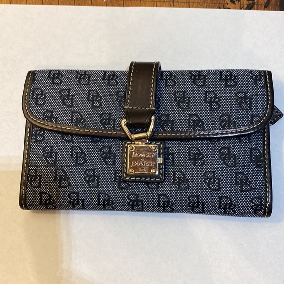 Dooney & Bourke Handbags - Dooney & Bourke Wallet Blue Logo